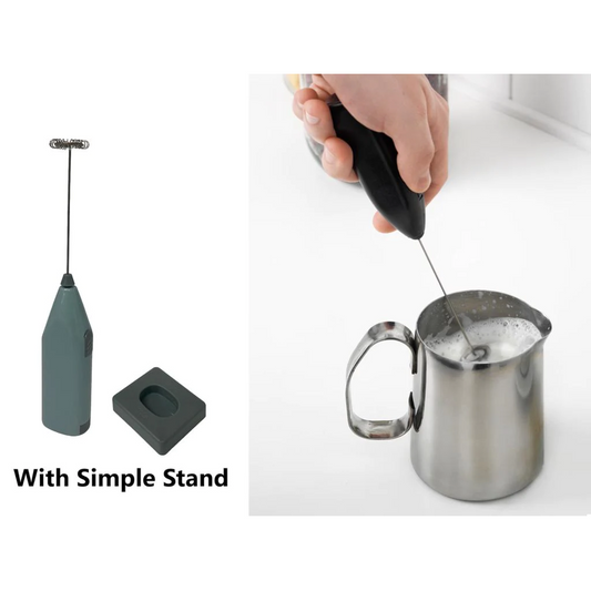 Milk Frother with Simple Stand - lunazchef.shop