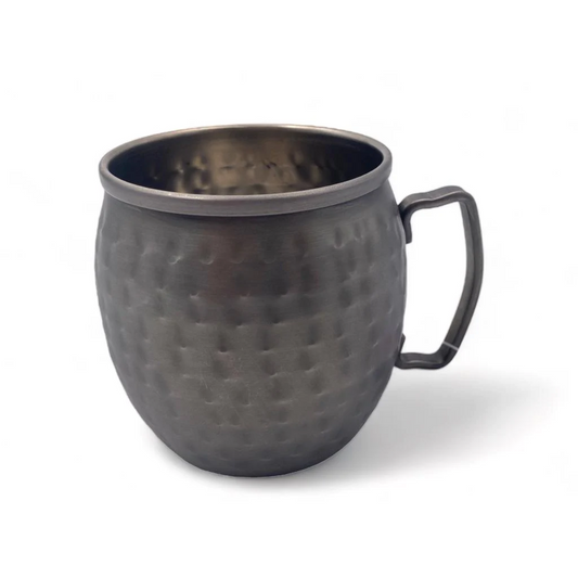 Moscow Mule SS Mug with Rustic Mat Gray Finish - lunazchef.shop