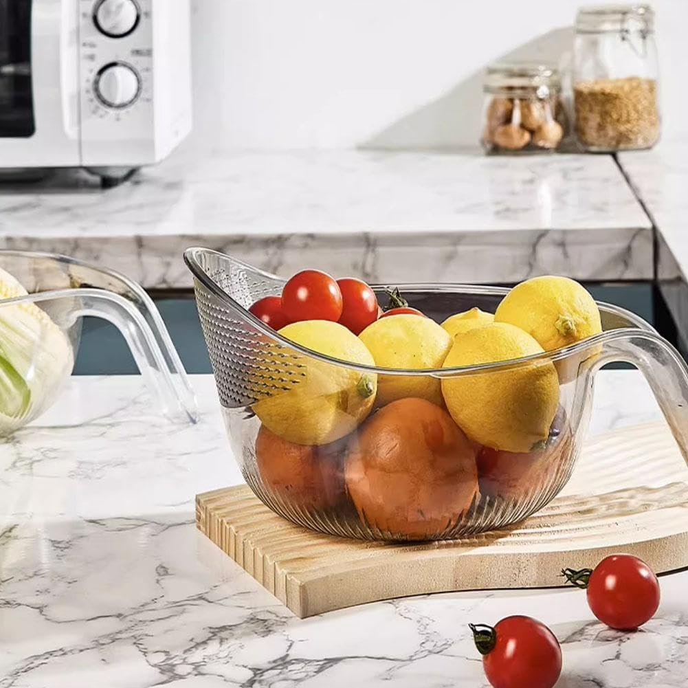 Multi-functional Kitchen Strainer Bowl for Rice, Fruits - lunazchef.shop