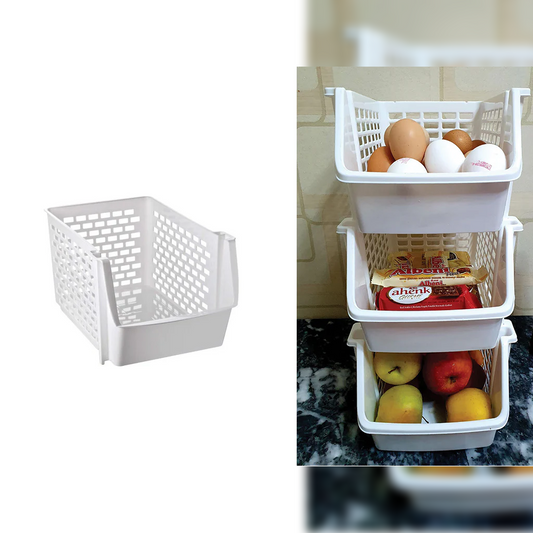 Multi Purpose Stackable Basket 30x21.5x15cm