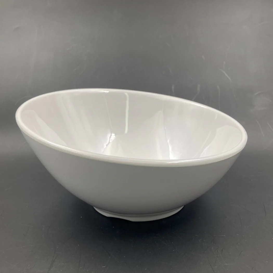 Oblique Melamine Salad Bowl 24.8 cm - lunazchef.shop