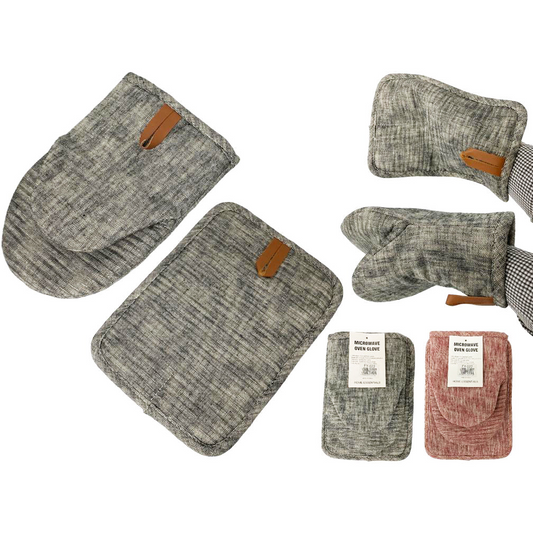 Oven Mitt & Potholder with Silicon Grip