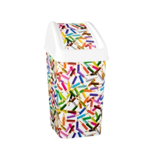 Pencils SQUARE BIN WITH SWINGING LID 25 L - lunazchef.shop