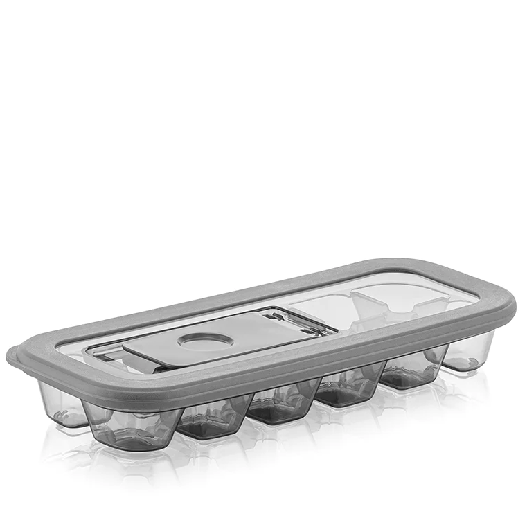 Plastic Ice Cube Tray with Cover - lunazchef.shop