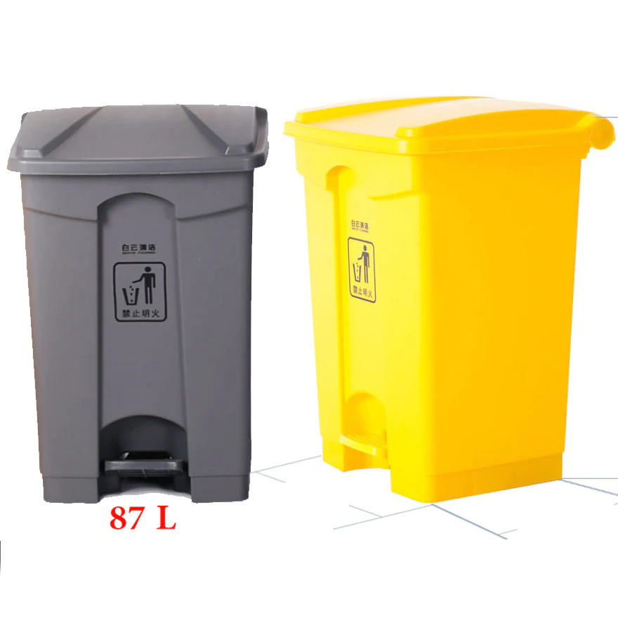 Plastic Peddle Bin 87 L - lunazchef.shop