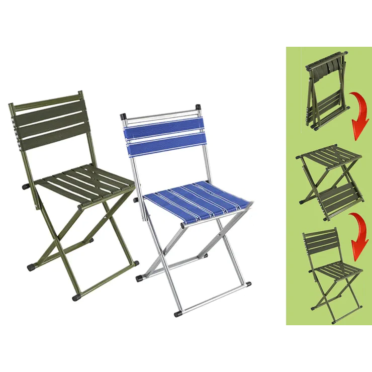 Portable Foldable Metal Chair - lunazchef.shop