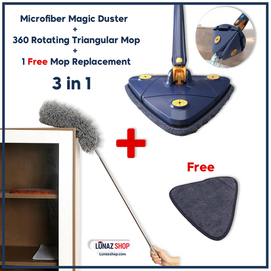 3 in 1 Microfiber Cleaning Bundle