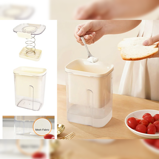 Rectangular Labneh Maker Strainer with Spring - lunazchef.shop