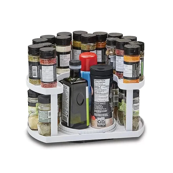 Rotary Shelf to Maximize Cabinet Space - lunazchef.shop