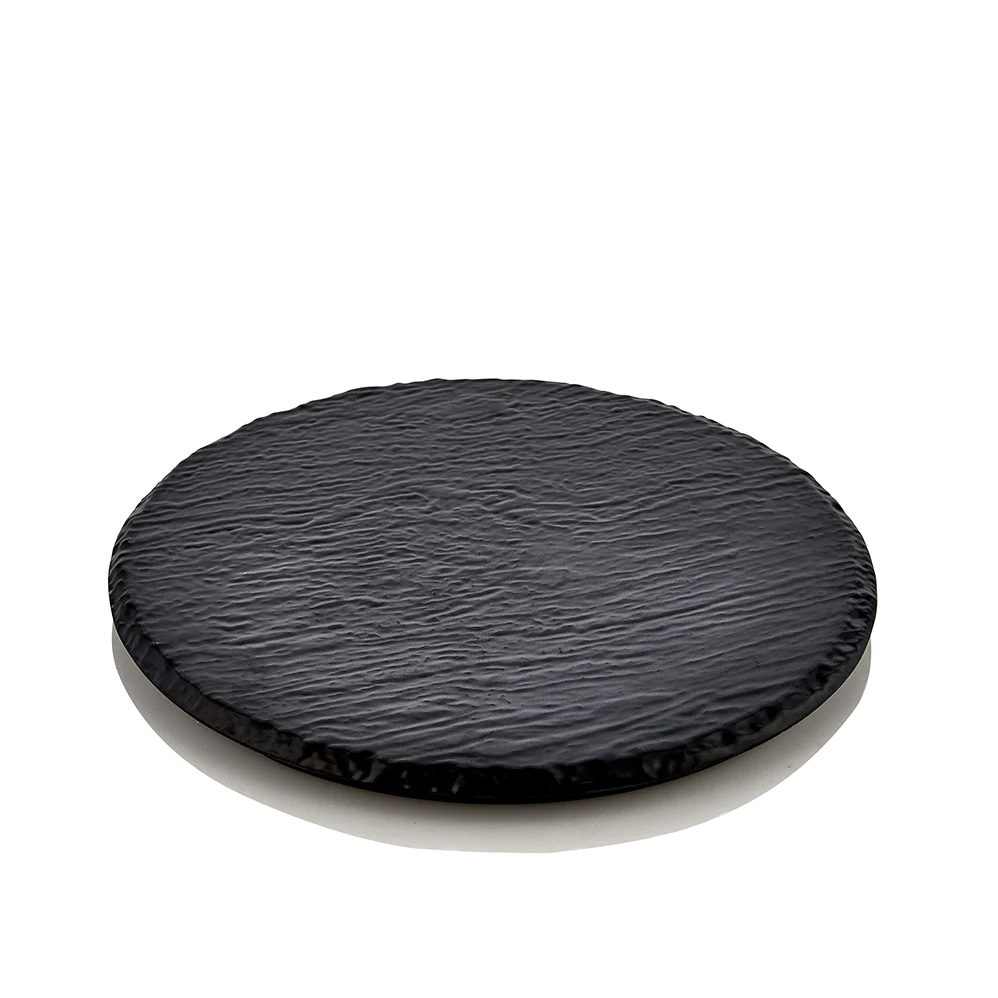 Round Melamine Slate Effect Board 30 cm - lunazchef.shop