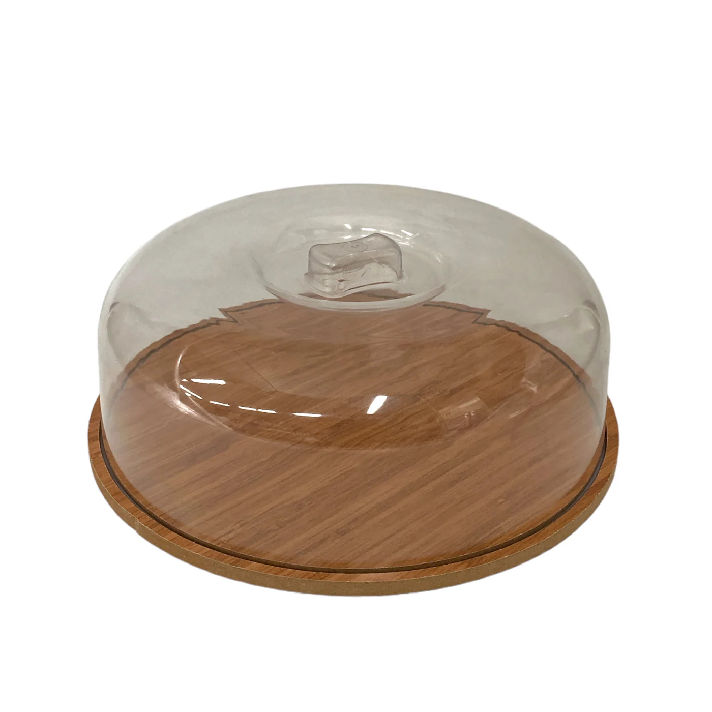 Round Wooden Cake Dome 27.5 cm - lunazchef.shop