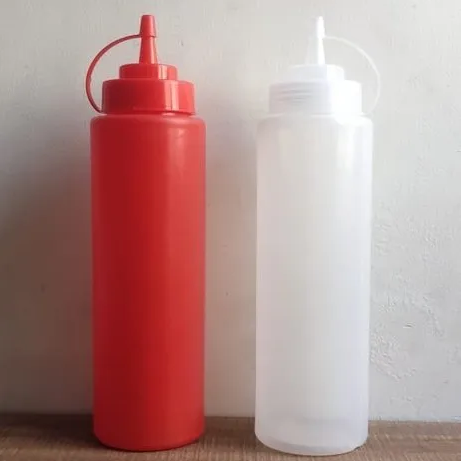 Sauce plastic bottle with cover - lunazchef.shop