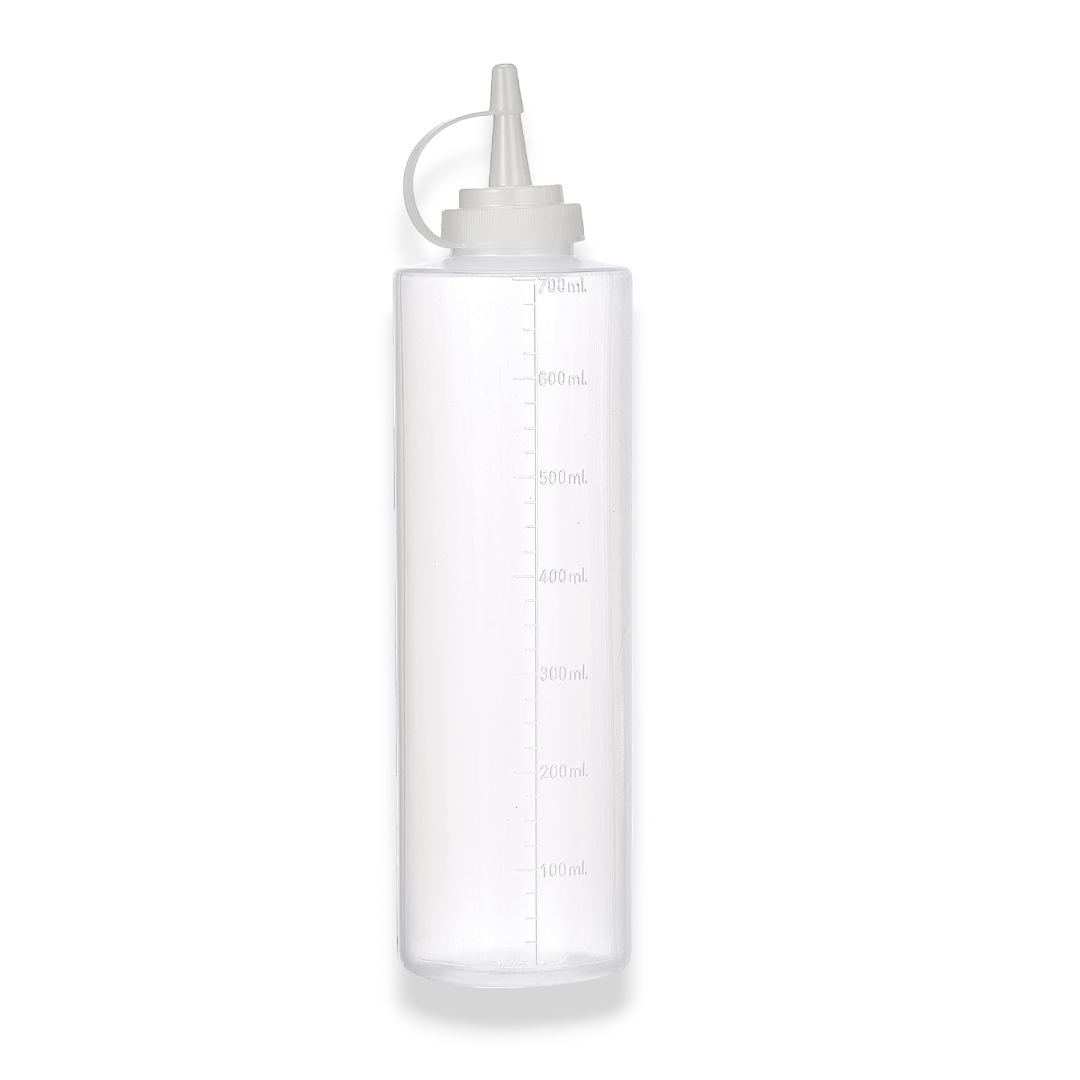 Sauce plastic bottle with cover 1L-lunazchef.shop