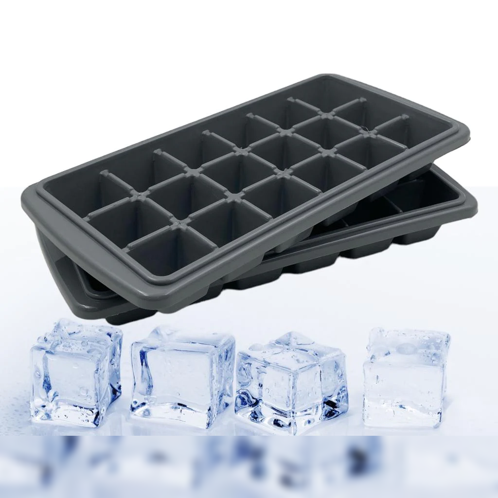 Set of 2 Ice Cube Trays - Square Model - lunazchef.shop