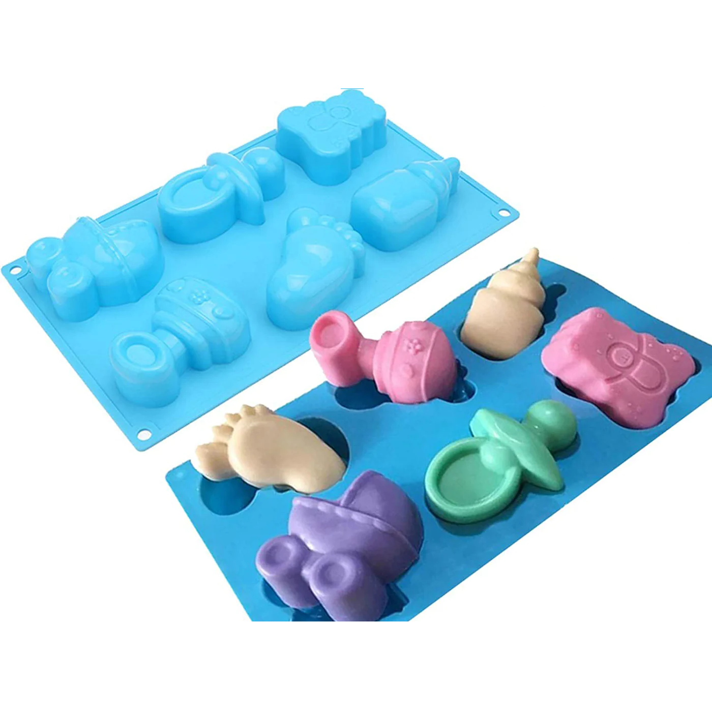 Silicone Baby Shower Mold 6 cavities - lunazchef.shop