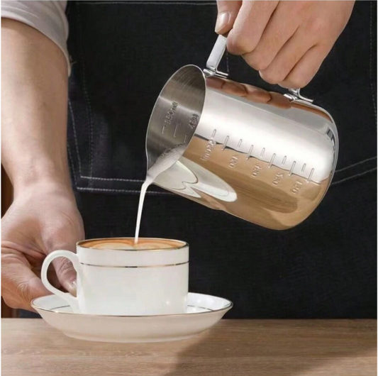 Stainless Steel Barista Milk Pitcher 900 ml - lunazchef.shop