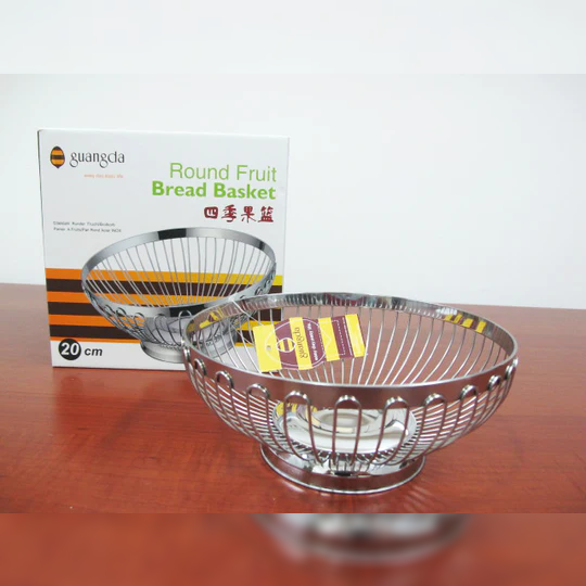 Stainless Steel Round Bread Basket