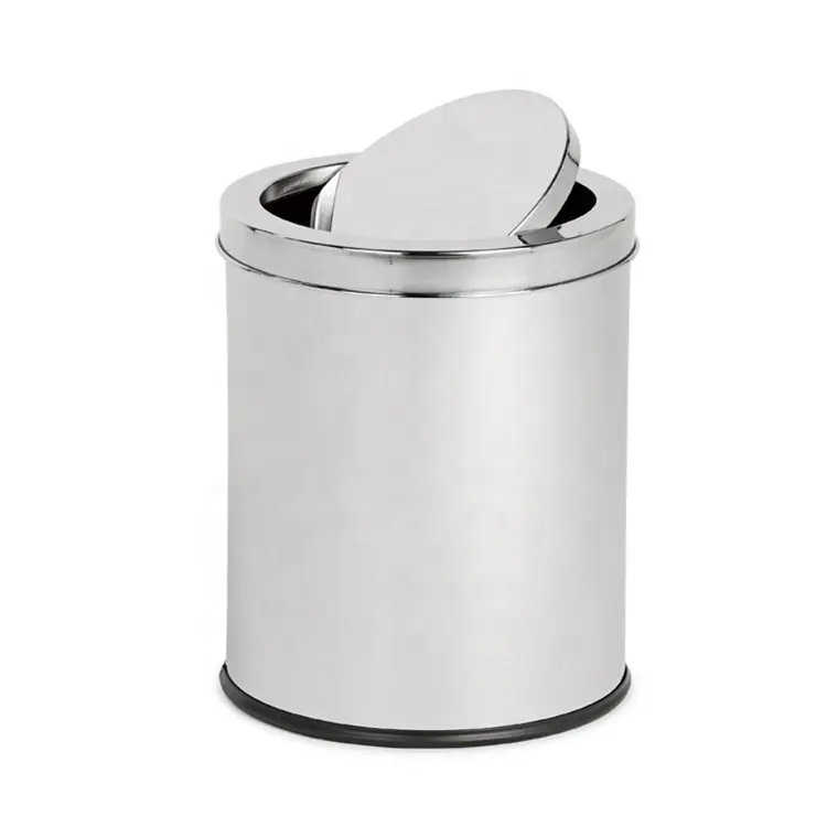 Stainless Steel Swing dustbin 5L - lunazchef.shop