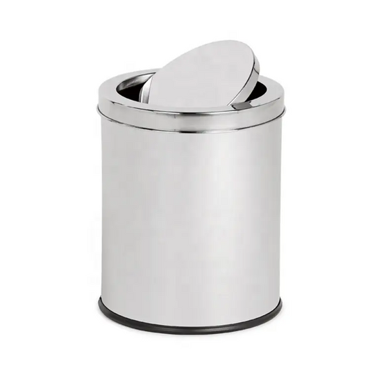 Stainless Steel Swing dustbin 5L - lunazchef.shop