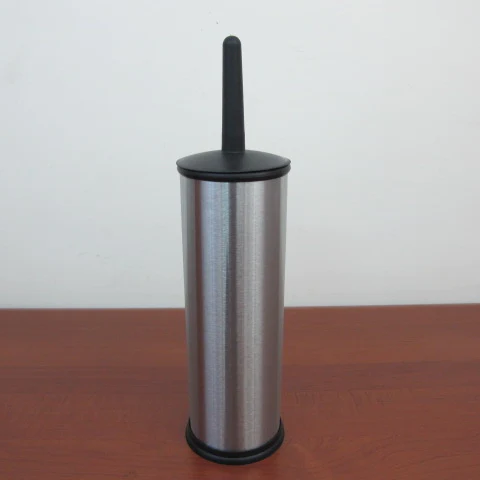 Stainless Steel Toilet Brush Holder with Plastic Cover - lunazchef.shop