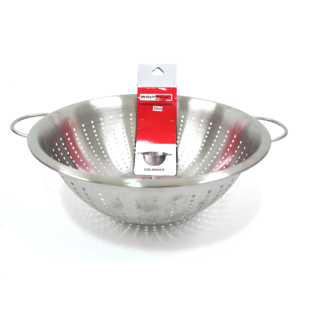 Stainless Steel punching colander 37 cm - lunazchef.shop