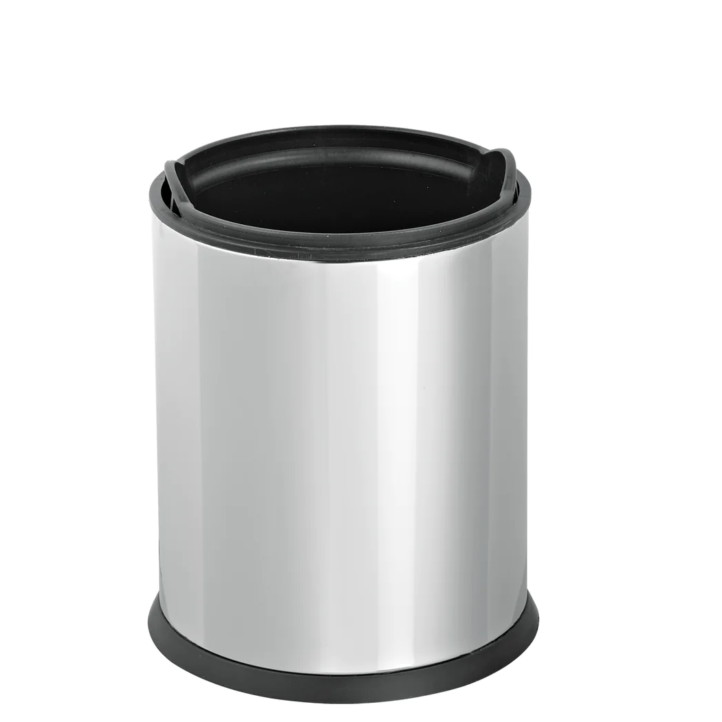 Stainless steel Cape less Dust Bin 40 lt - lunazchef.shop