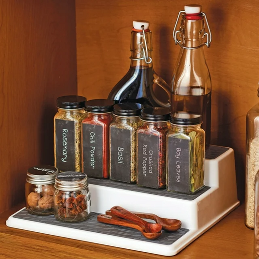 Three Levels Shelf for Cabinet Organization - lunazchef.shop