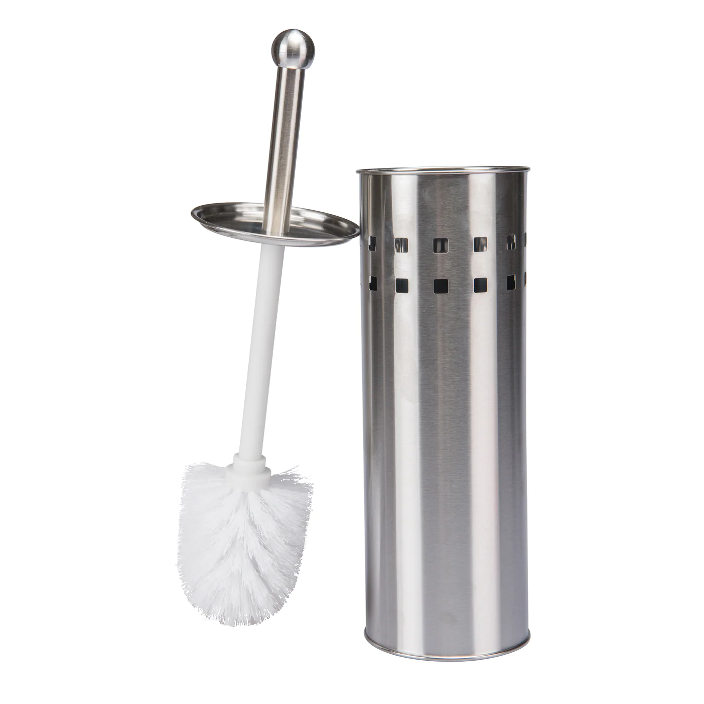 Toilet brush with long stainless steel holder - lunazchef.shop