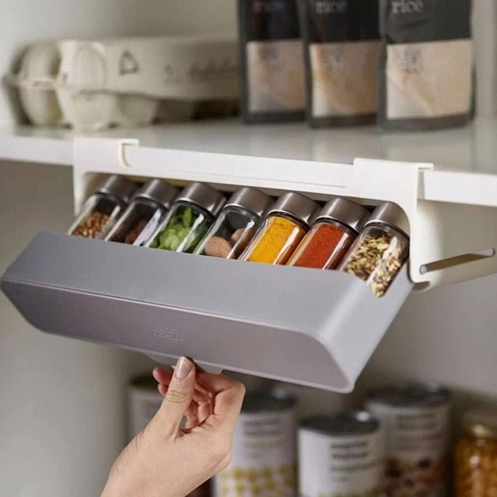 Under-shelf Spice Rack Organizer - lunazchef.shop