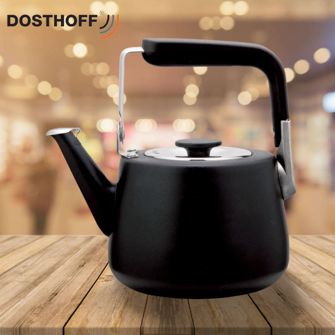 Dosthoff Induction Elegance Black Tea Kettle 1L SS 18/8