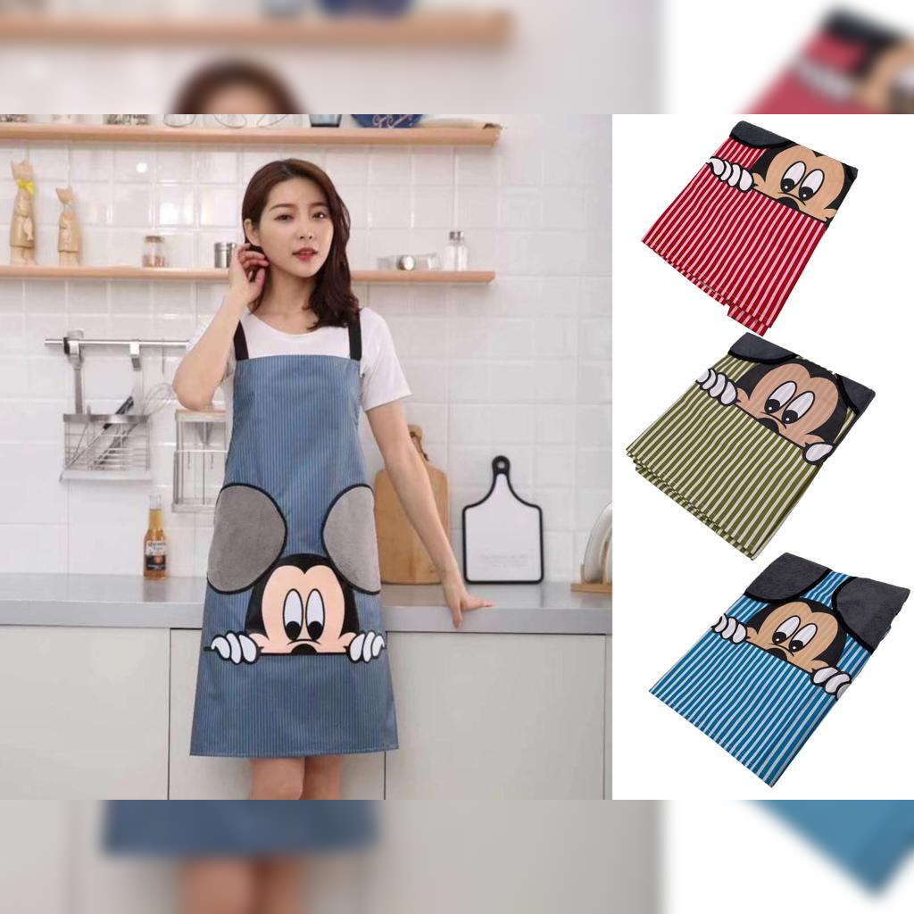 Water Proof Apron with 2 Side Towels - lunazchef.shop