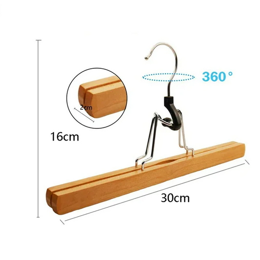 Wooden Slack Hanger 30 cm - lunazchef.shop