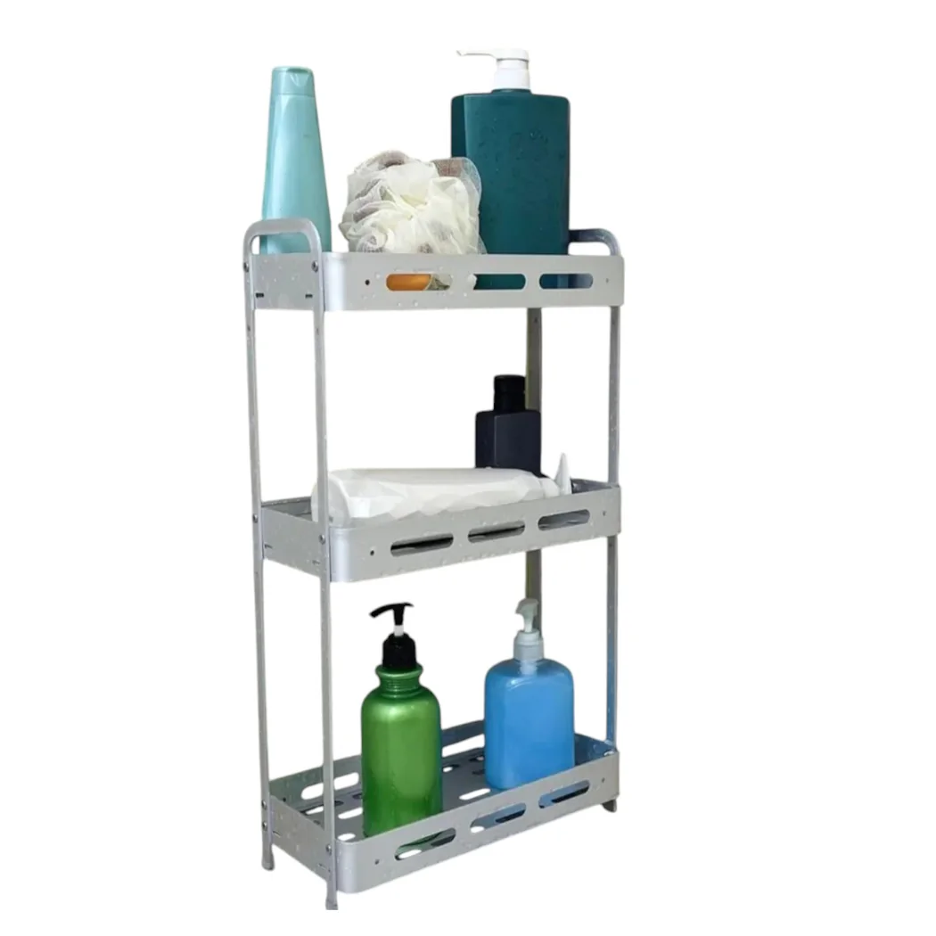 3 Tiers Aluminum Shower Bathroom Shelve