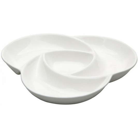 Triangular Shape divided tray 40 cm - lunazchef.shop