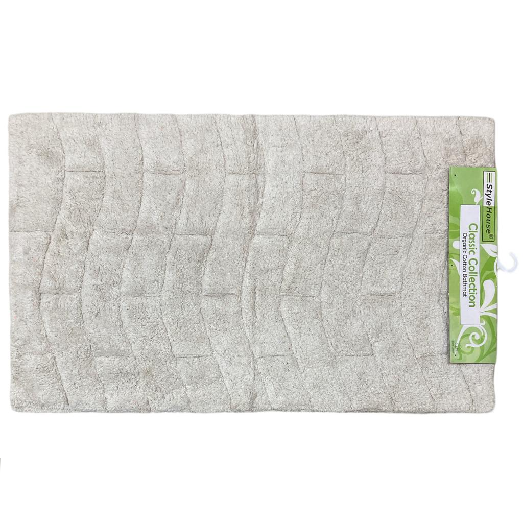 Large Classic 100% Cotton Bathmat 100x60 cm - lunazchef.shop