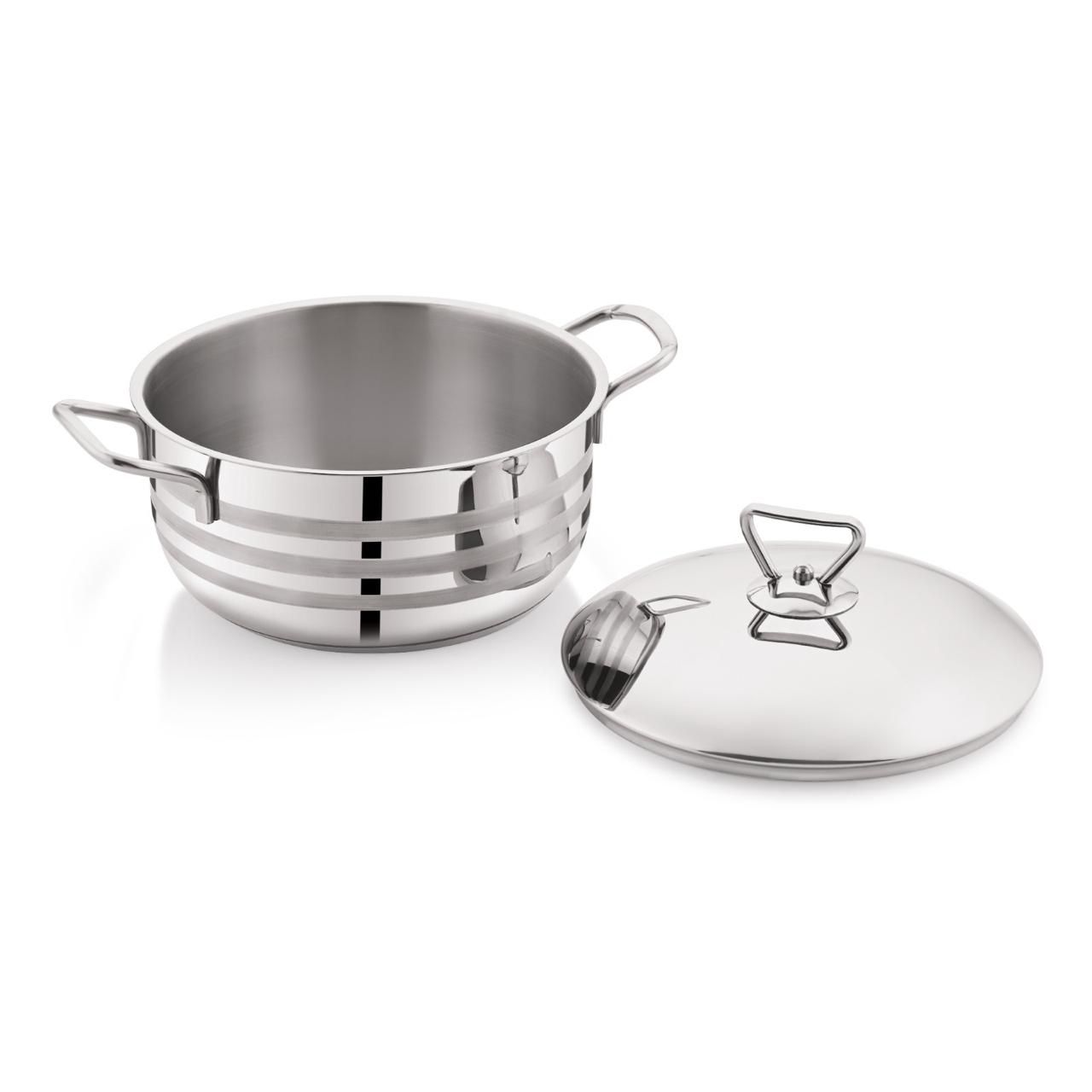 Max Fresh SS Cooking Pot with SS lid