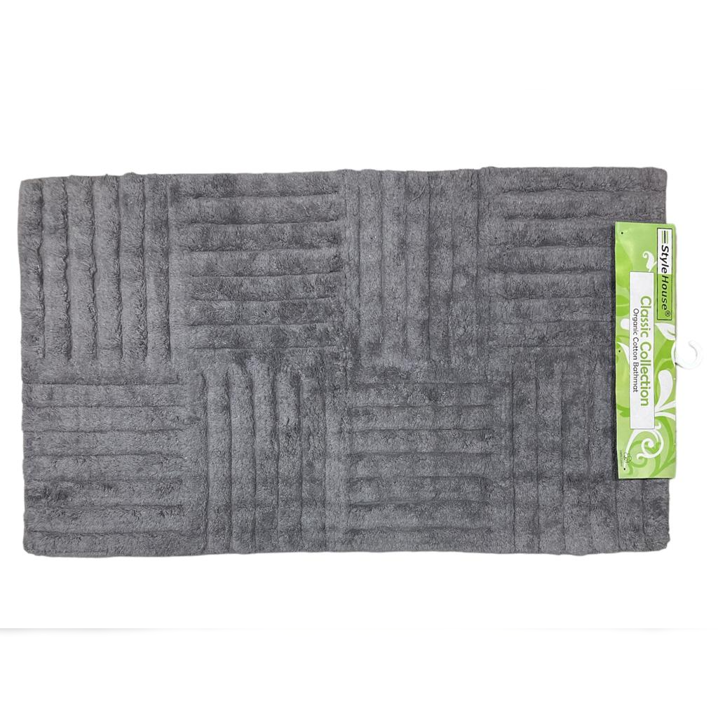 Large Classic 100% Cotton Bathmat 100x60 cm - lunazchef.shop