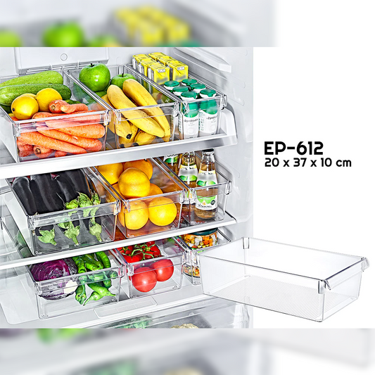 Clear Fridge Organizer 37 x 20 x 10 cm- lunazchef.shop