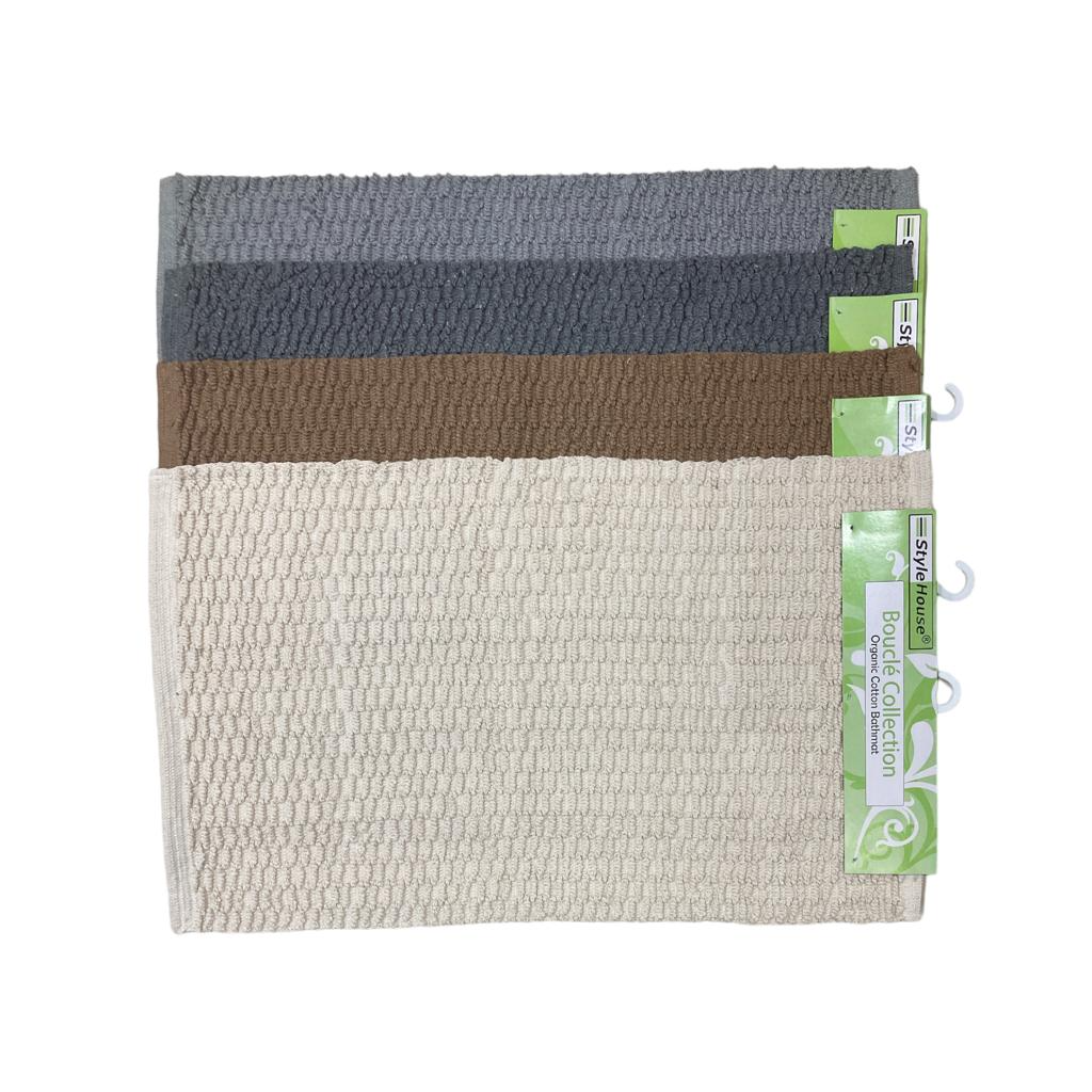 Boucle 100% Cotton Bathmat 80x50 cm - lunazchef.shop