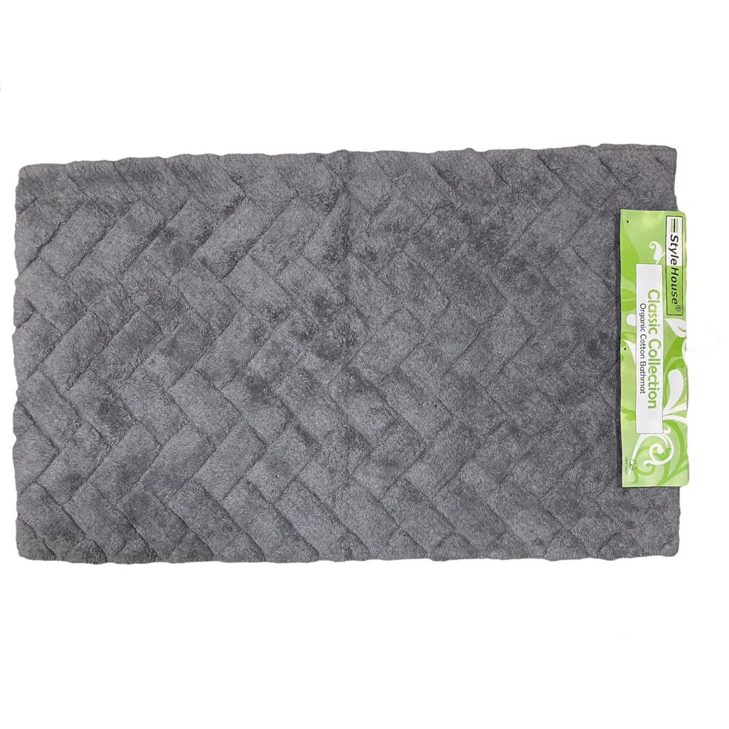 Large Classic 100% Cotton Bathmat 100x60 cm - lunazchef.shop