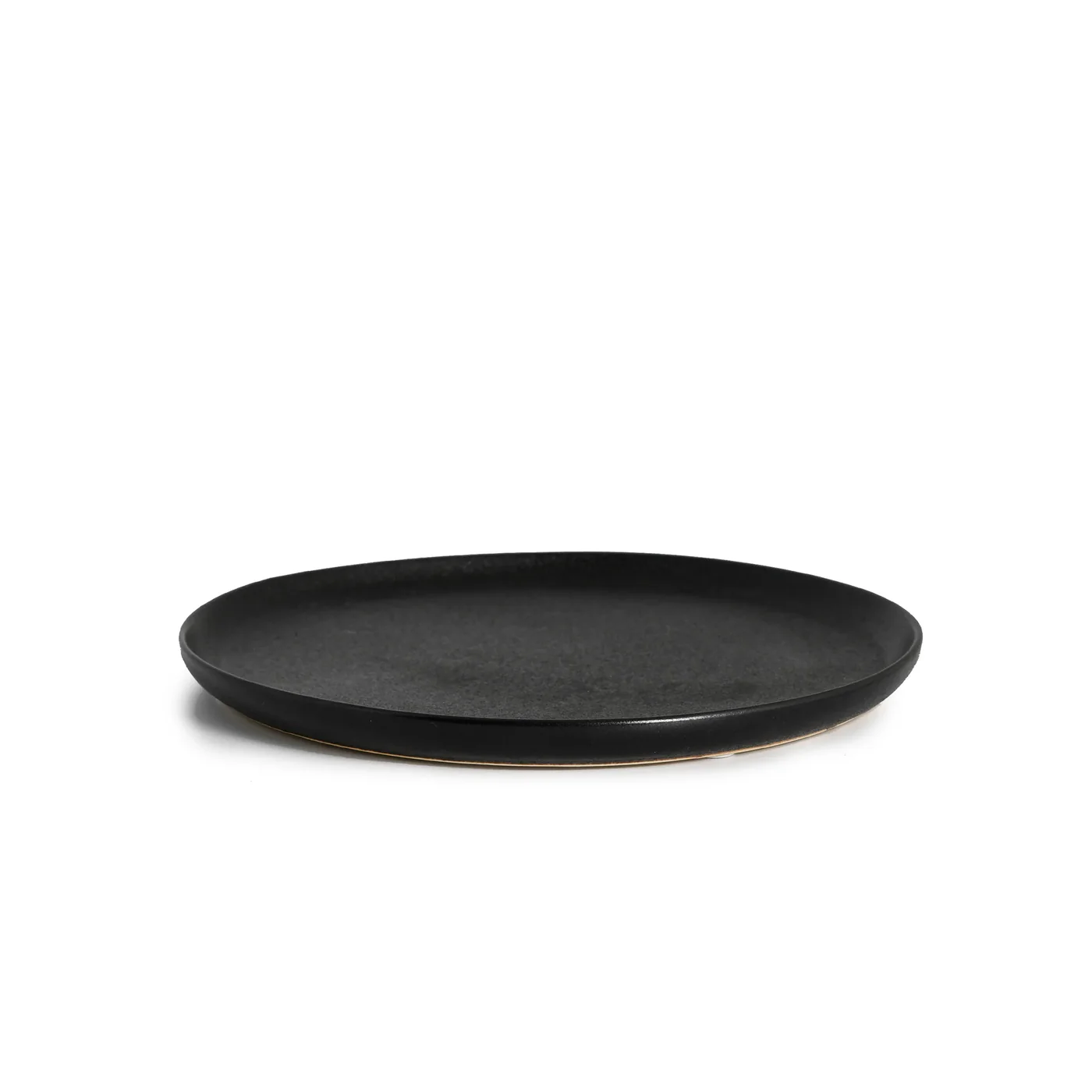 Dosthoff Black Raw Stone Side Plate 21 cm- lunaz shop