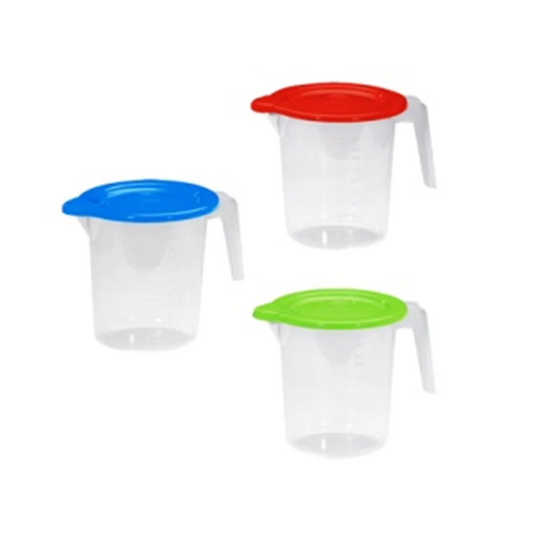 Fluted Pitcher Micro with double Lid 1 L