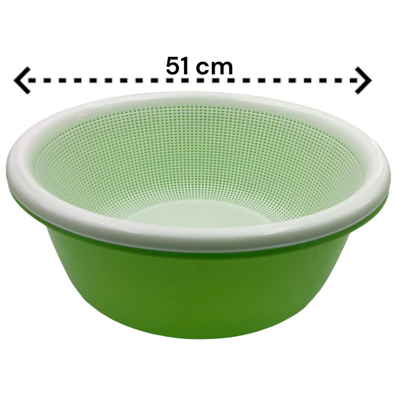 Set of extra large strainer with bowl 51 cm - 28L - lunazchef.shop