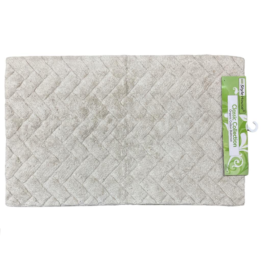 Large Classic 100% Cotton Bathmat 100x60 cm - lunazchef.shop