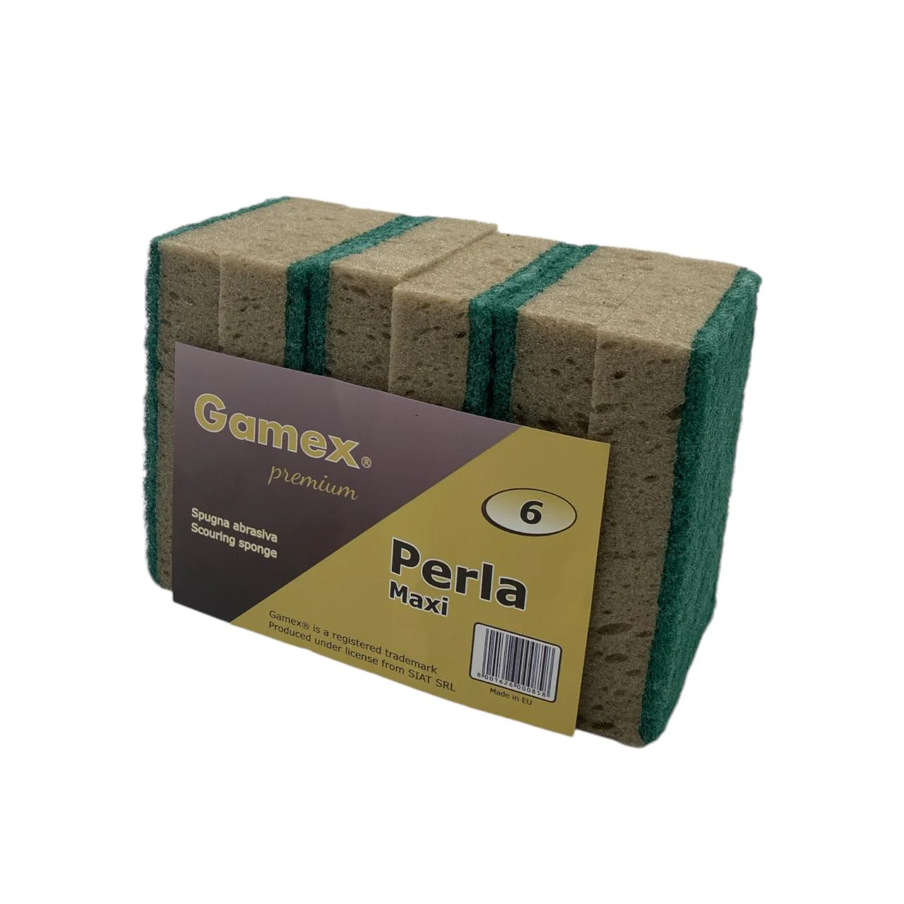 Gamex Premium Scouring Sponge Perla Maxi X6