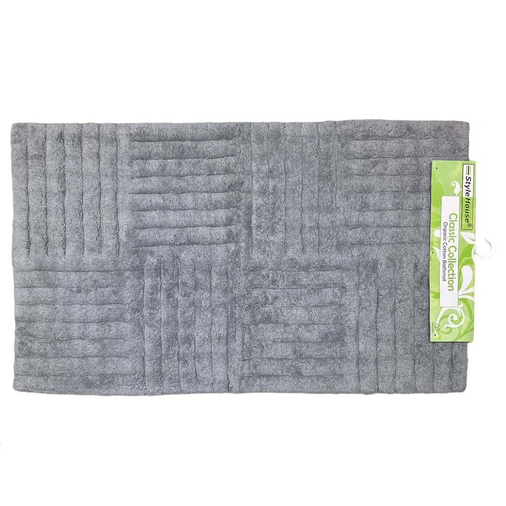 Large Classic 100% Cotton Bathmat 100x60 cm - lunazchef.shop