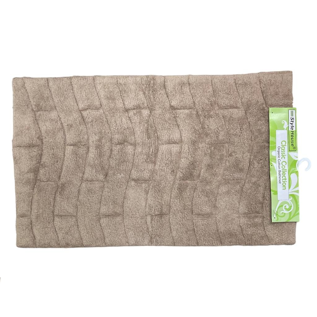 Large Classic 100% Cotton Bathmat 100x60 cm - lunazchef.shop