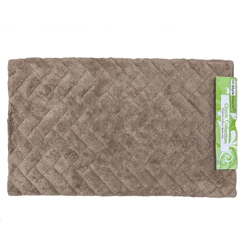 Large Classic 100% Cotton Bathmat 100x60 cm - lunazchef.shop