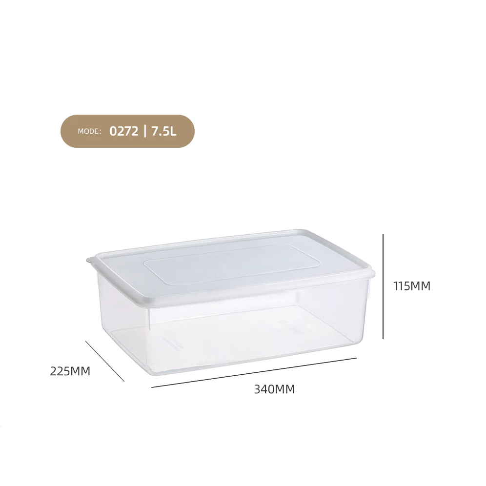 Clear Hermetic Food Preservation Box 7.5 lt - lunazchef.shop