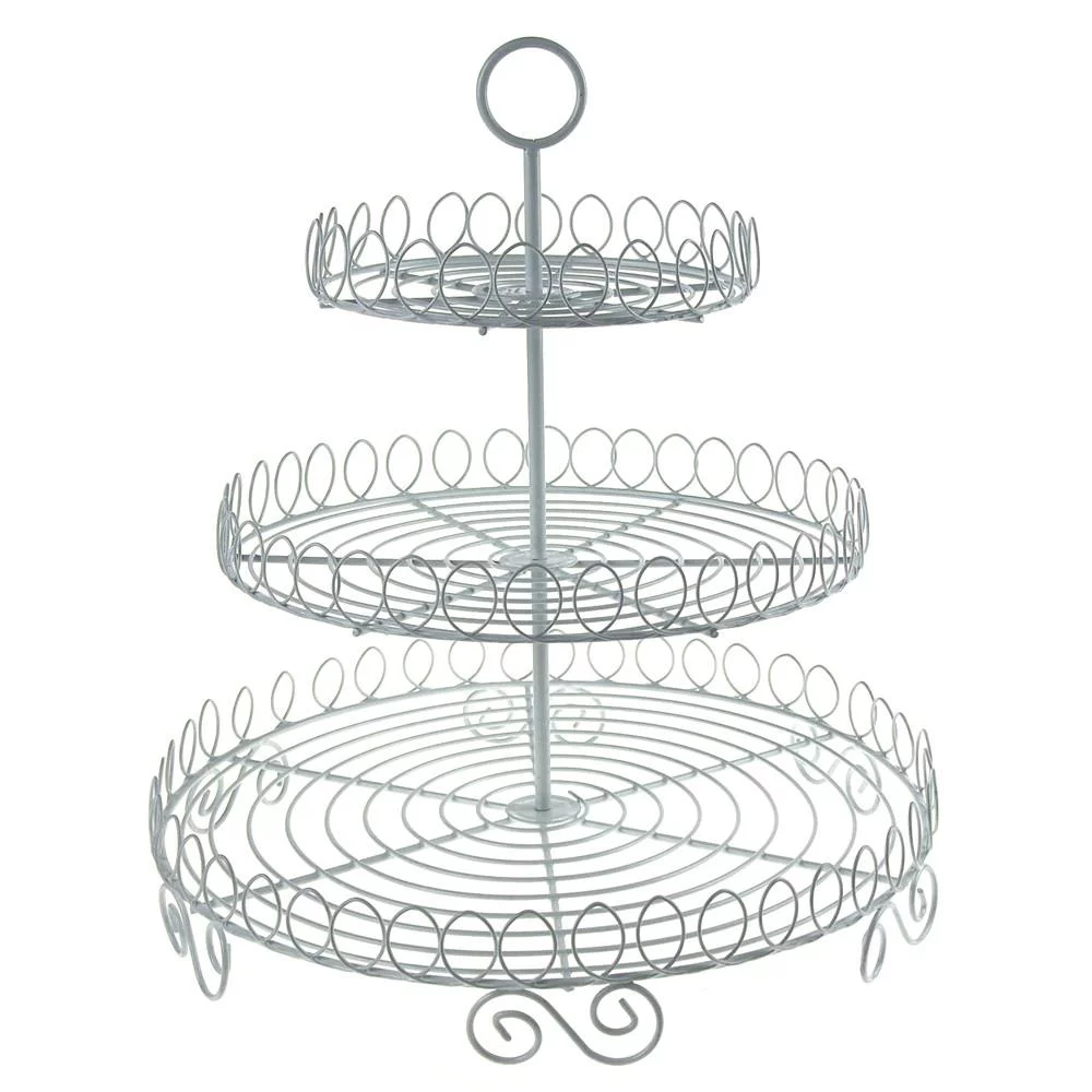 3 Tier Cupcake Iron Stand - lunazchef.shop